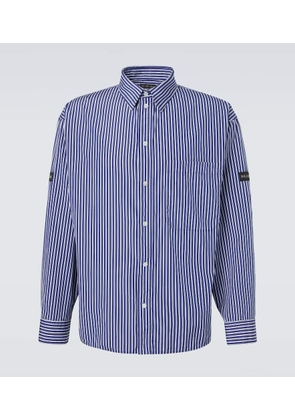 Balenciaga Striped cotton-blend poplin shirt