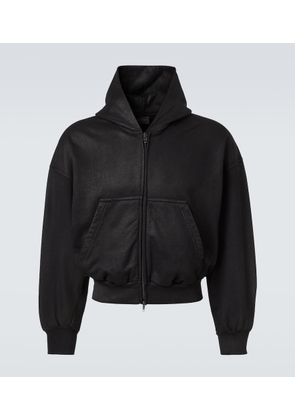 Balenciaga Cotton jersey zip-up hoodie