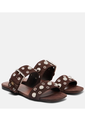Valentino Garavani Nellcote studded suede sandals