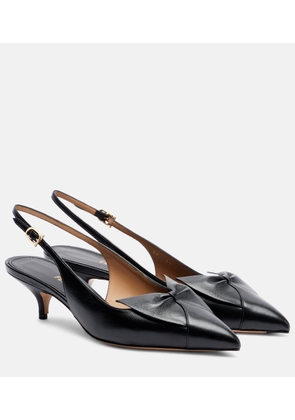 Ferragamo Felli 40 leather slingback pumps