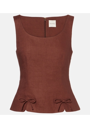 Posse Sabine linen top