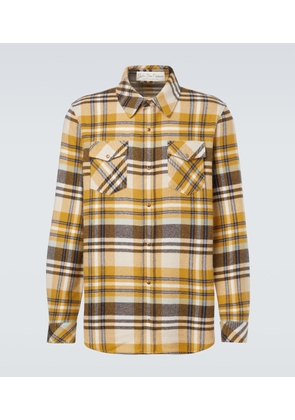 God's True Cashmere Abundance cashmere shirt with tiger eye