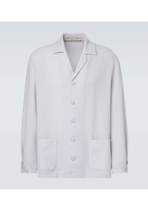 God's True Cashmere Affirmations cashmere pajama shirt with moonstone