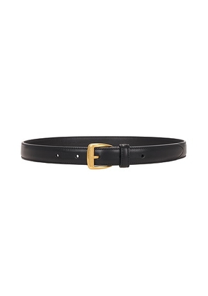 Saint Laurent Fine Ceinture Belt in Nero - Black. Size 65 (also in 70, 75, 80, 85, 90).