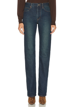 Saint Laurent Nico Straight Leg in Heritage Indigo - Blue. Size 24 (also in 28, 29, 30, 31).