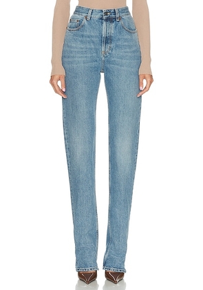 Saint Laurent 90's Slim Leg in Blue Bahama - Blue. Size 25 (also in 26, 30).