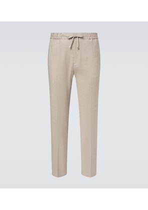 Etro Linen-blend sweatpants