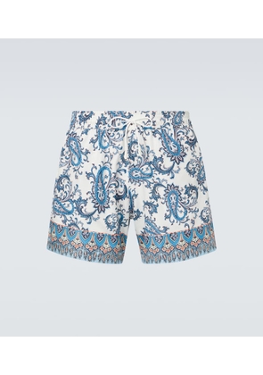 Etro Paisley swim trunks