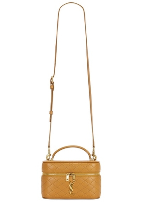 Saint Laurent Gaby Vanity Bag in New Dark Sun - Brown. Size all.