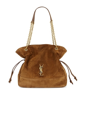 Saint Laurent Small Jamie Shopping Bag in Caramel Cognac - Cognac. Size all.