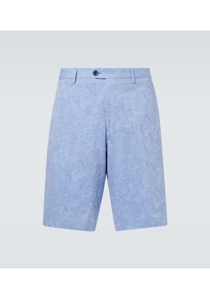 Etro Paisley cotton Bermuda shorts