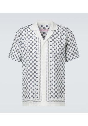 Orlebar Brown Maitan printed bowling shirt