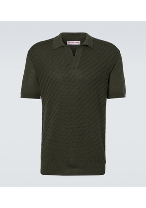 Orlebar Brown Horton silk and cotton polo shirt