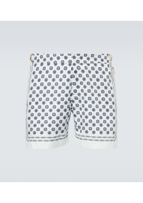 Orlebar Brown Bulldog printed swim trunks