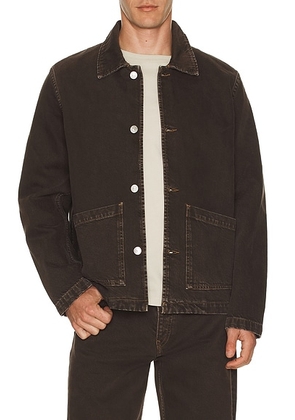 Sunflower Worker Jacket in Vintage Brown - Brown. Size M (also in S).