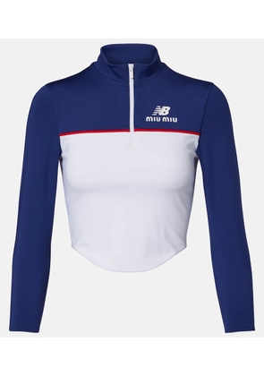 Miu Miu x New Balance jersey crop top