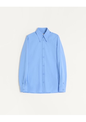 Valentino Valentino Cotton Poplin Shirt Man SKY BLUE 40
