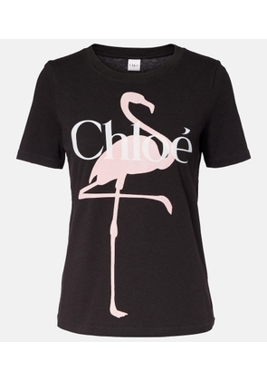 Chloe Logo cotton jersey T-shirt