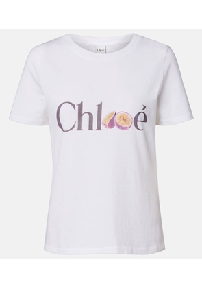 Chloe Logo cotton jersey T-shirt