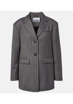 Ganni Pinstripe blazer