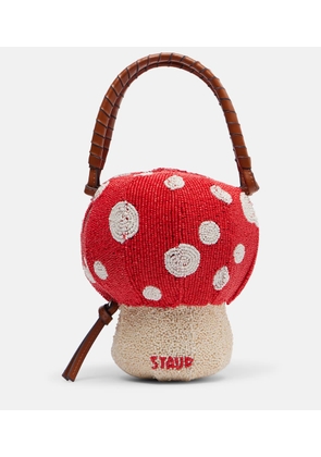 Staud Shroom Mini beaded top-handle bag
