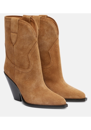 Isabel Marant Leyane suede cowboy boots