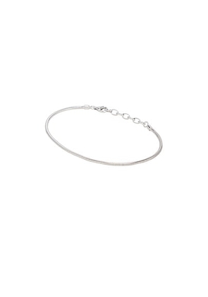 Serge de Nimes Rounded Snake Bracelet in Silver - Metallic Silver. Size all.