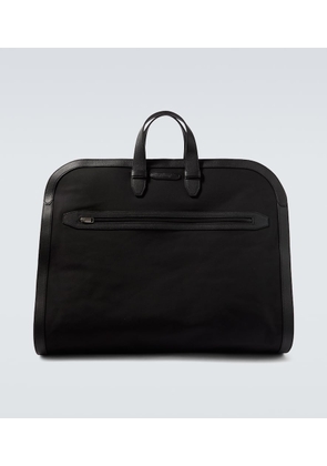 Brioni Leather-trimmed garment bag