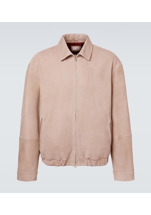 Brunello Cucinelli Suede blouson jacket