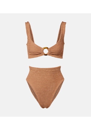 Hunza G Nadine ring-detail bikini