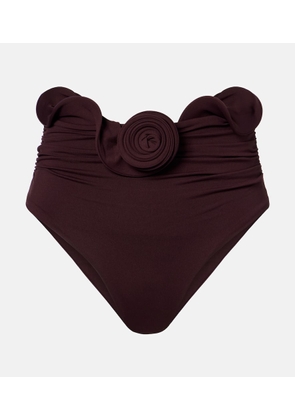 Magda Butrym Floral-applique bikini bottoms