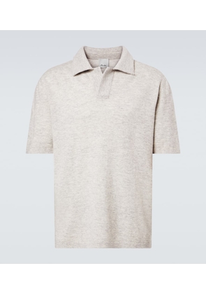 Allude Wool and cashmere polo sweater