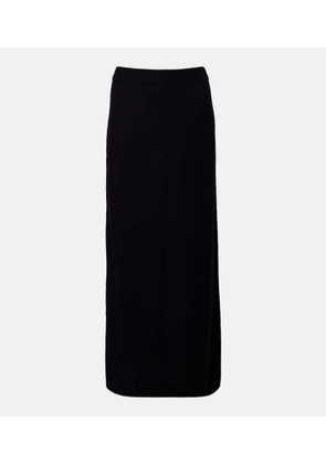 Lisa Yang Charlotta cotton and cashmere maxi skirt