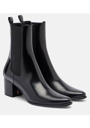 Saint Laurent Jill 60 leather ankle boots