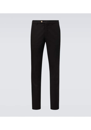 Brunello Cucinelli Cotton-blend slim pants