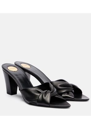 Saint Laurent Franciane 25 leather mules