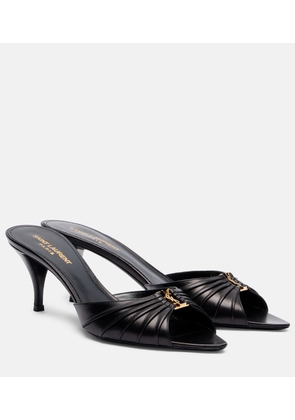 Saint Laurent Babylone 60 leather mules