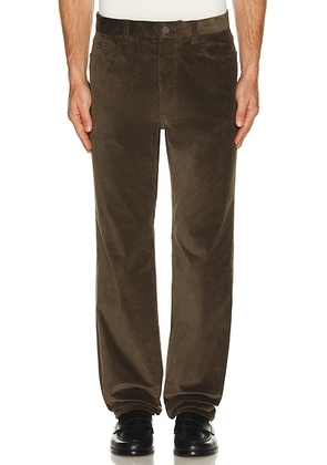 Theory Crosby Cord 5 Pocket Pant in Tarmac - Brown. Size 31 (also in 32, 34, 36).