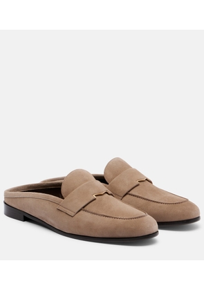 Max Mara Goccia suede mules