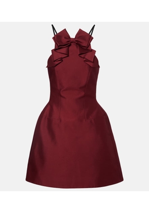 Shushu/Tong Bow-detail minidress