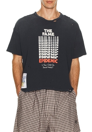 Paly Hollywood Fame Epidemic Tee in Black - Black. Size L (also in S, XL/1X).