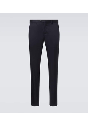 Lardini Mid-rise cotton slim pants