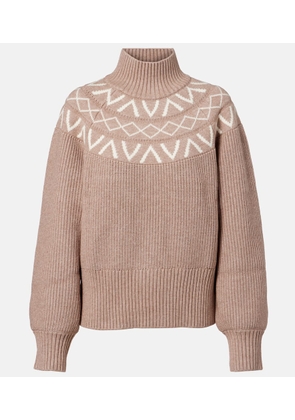 Varley Marcie ribbed-knit turtleneck sweater
