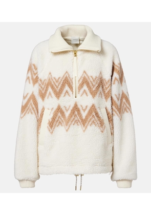 Varley Hendrik jacquard teddy jacket