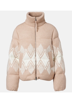 Varley Belinda knitted puffer jacket