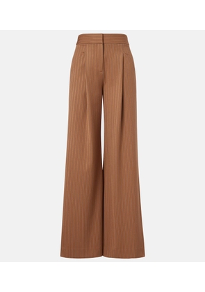Veronica Beard Rimini pinstripe wide-leg pants
