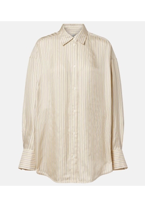 Toteme Striped silk shirt
