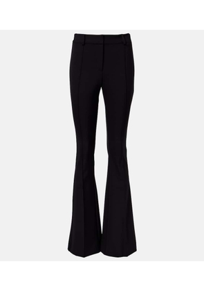 Veronica Beard Hibiscus high-rise flared pants