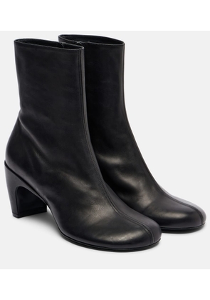Dries Van Noten 65 leather ankle boots