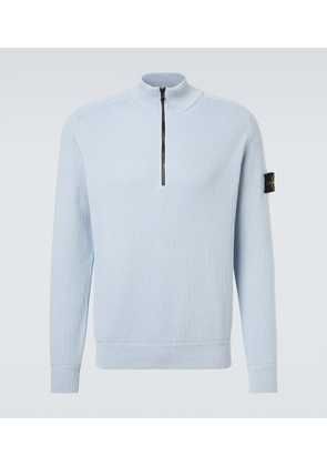 Stone Island Compass cotton half-zip sweater